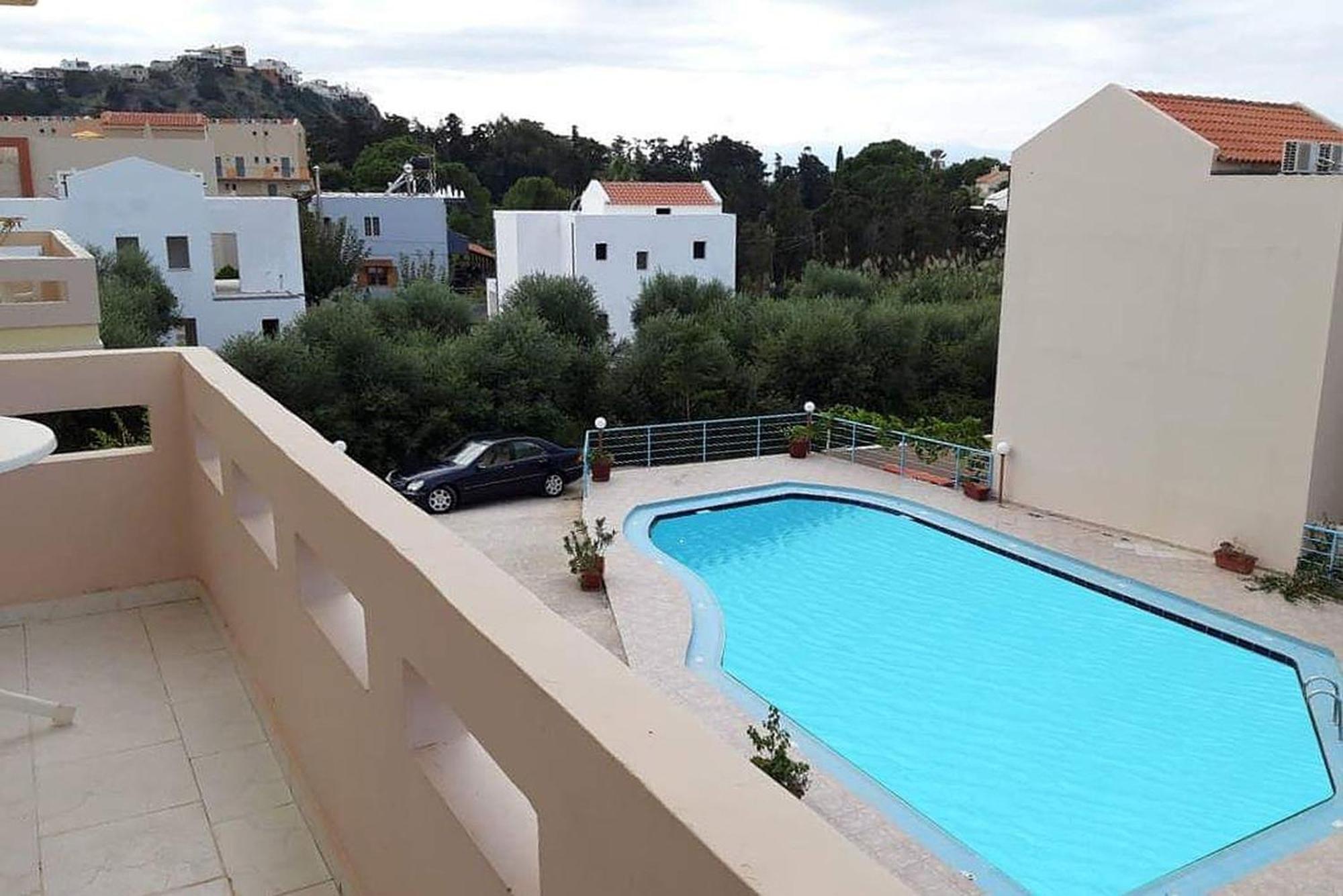 Litinas Apartments With Pool Agia Marina Esterno foto